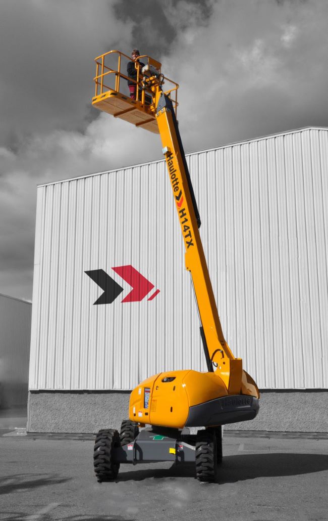 xe nâng người boom lift