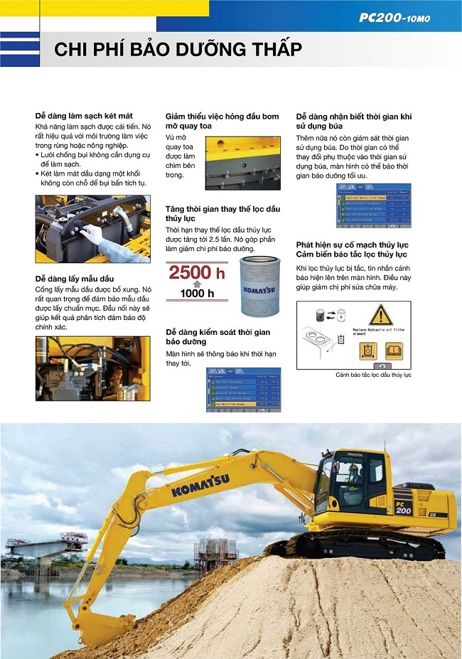 máy đào Komatsu PC200-10M0 CE